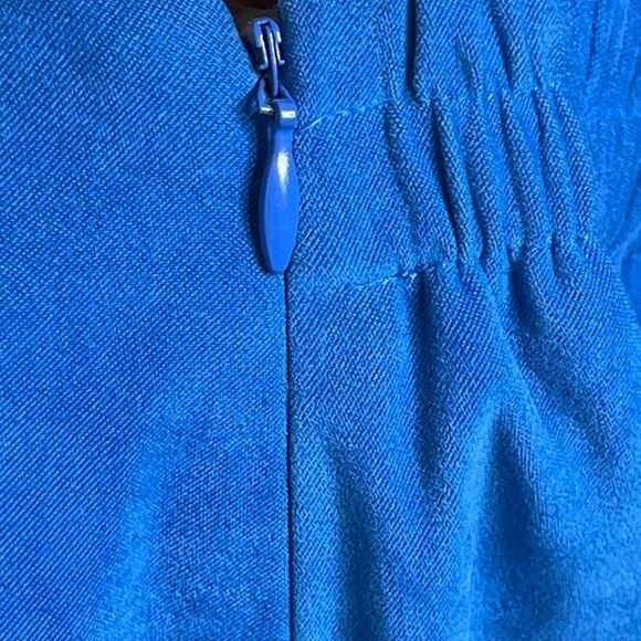 Vintage Leslie Fay Skirt Set Blue - Picture 5 of 15